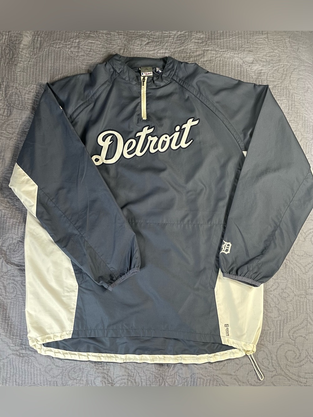 Majestic Detroit Tigers Men's Convertible  Jacket Windbreaker, Size 3X